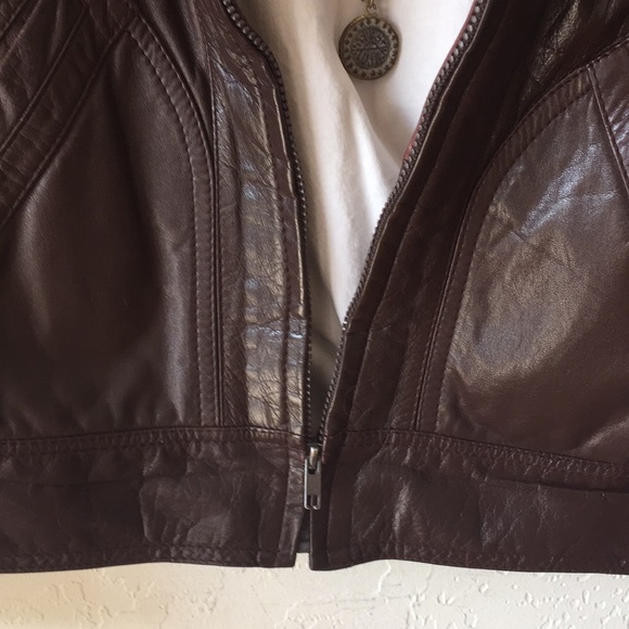 🍂🍁🍂 GOLDEN STATE GENUINE LEATHER JACKET!! - Picture 7 of 16